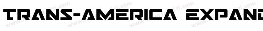 Trans-America Expand字体转换